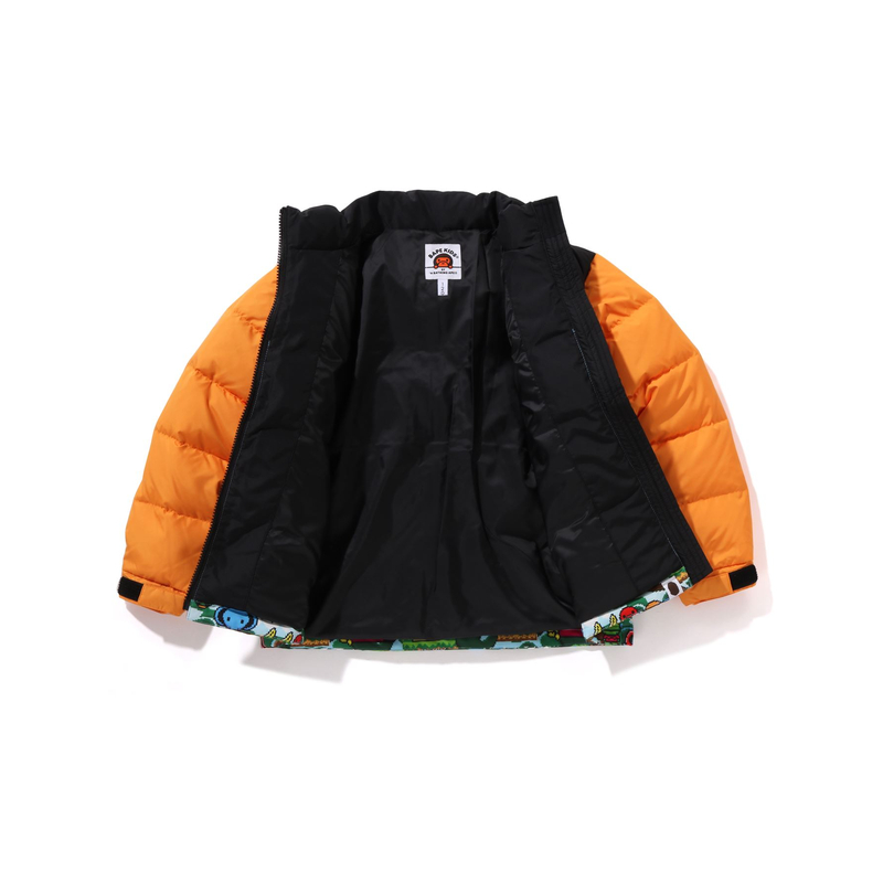 Детская пуховая куртка A BATHING APE, оранжевая ORX — фото 4