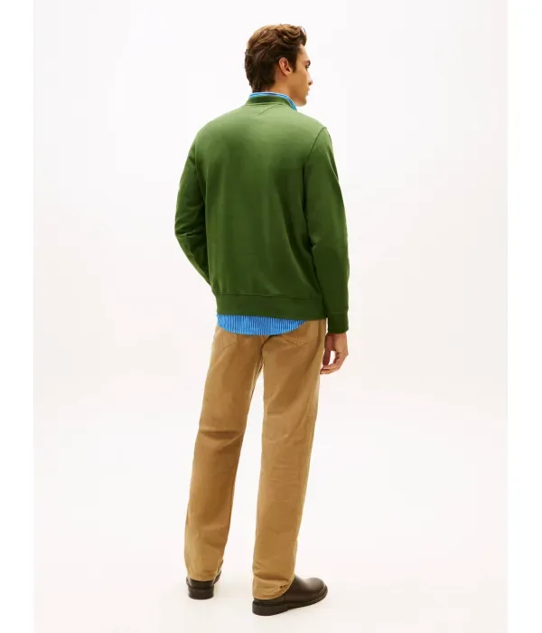 Толстовка TERRY regular fit Tommy Hilfiger, зеленый — фото 3