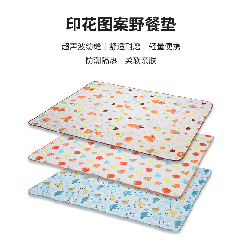 

Jingdian Guangnian коврик для пикника влагостойкий коврик для кемпинга Королевство динозавров 200/145 см