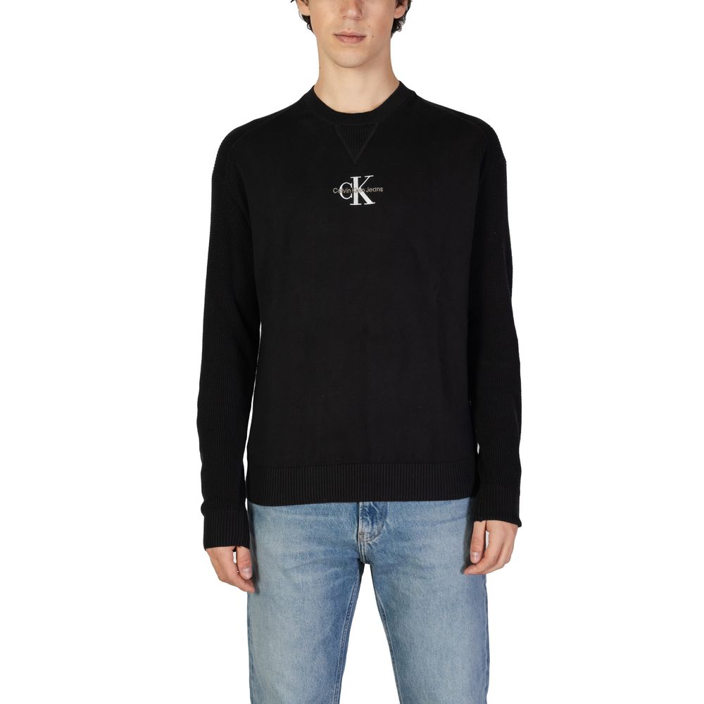 

Черный хлопковый свитер Calvin Klein Jeans