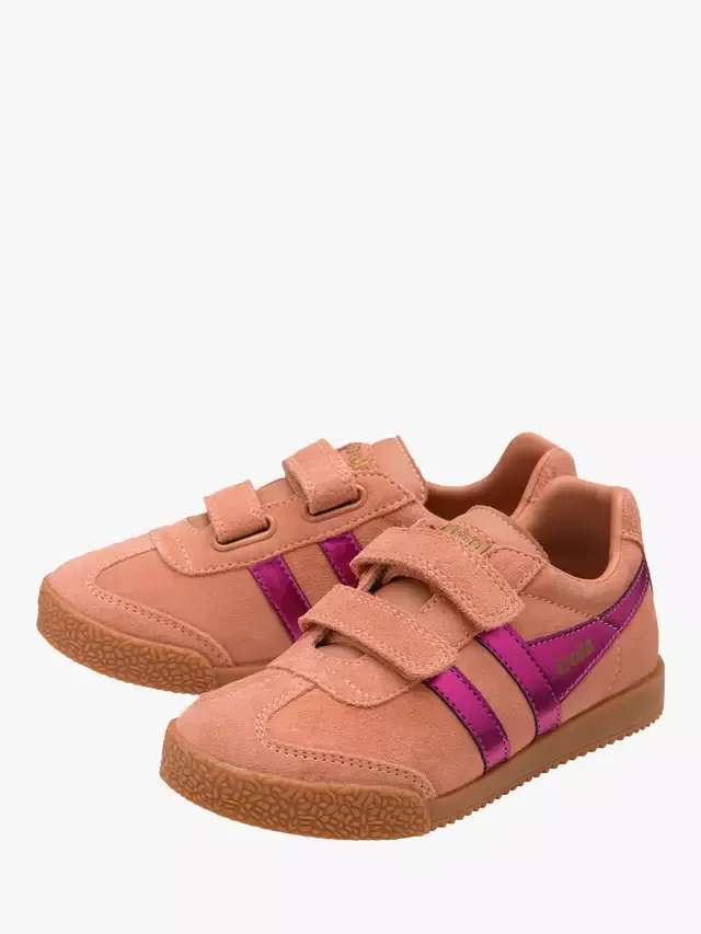Детские замшевые кроссовки Harrier Glitz Strap, терракотовый/фуксия Gola — фото 3