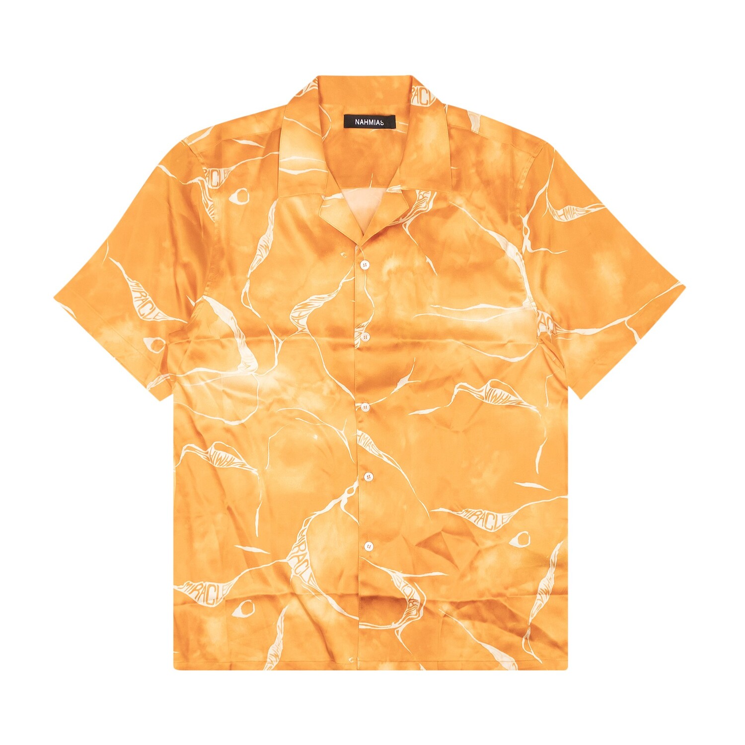 

Шелковая рубашка на пуговицах Nahmias Miracle Tie Dye, цвет Оранжевый
