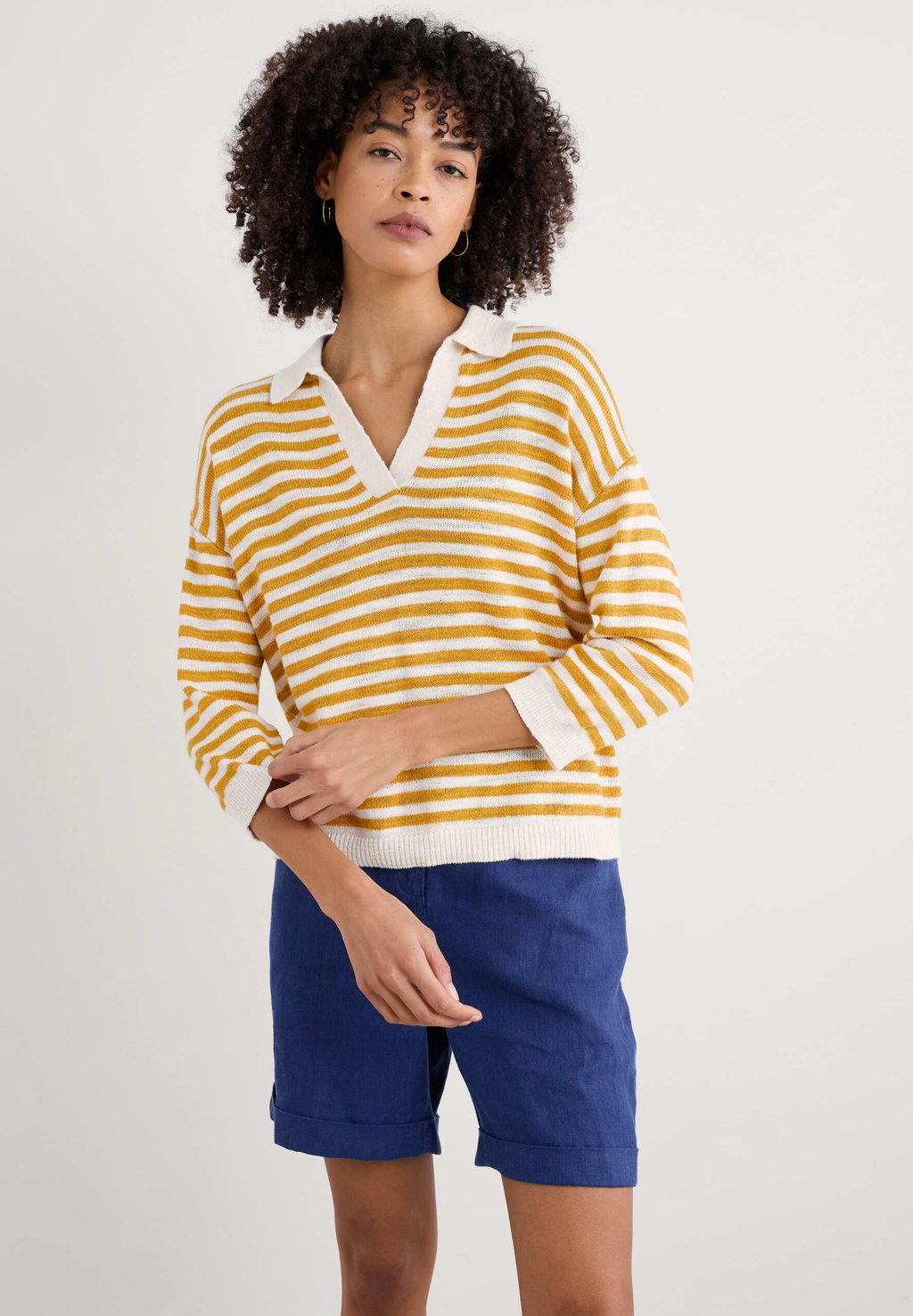 

Топ с длинными рукавами GWYNVER - Polo shirt Seasalt Cornwall, желтый