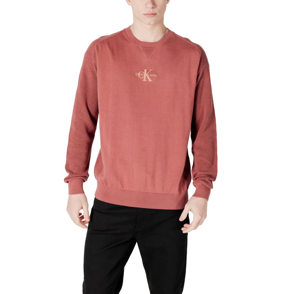 

Красный хлопковый свитер Calvin Klein Jeans