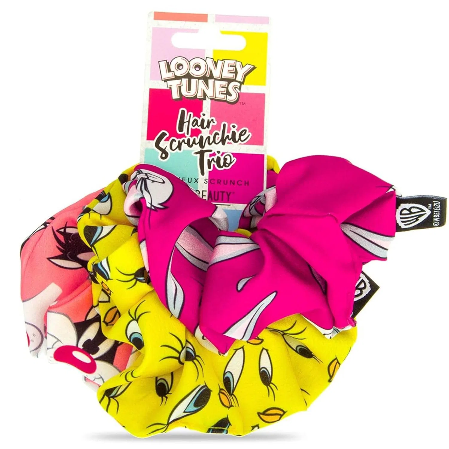Набор резинок для волос Looney Tunes, 3 штуки Mad Beauty