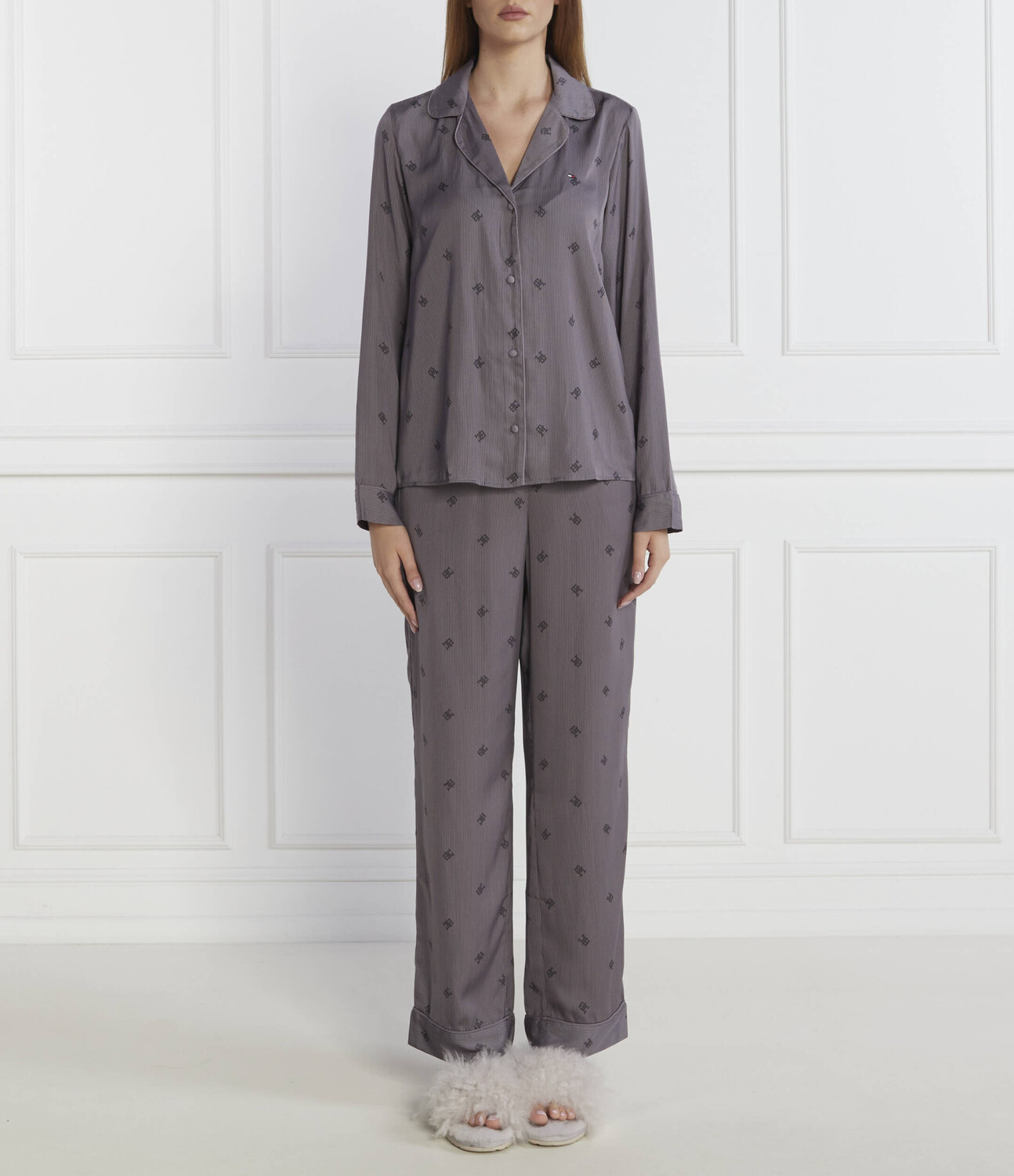 

Пижама Tommy Hilfiger Relaxed fit, цвет grafite