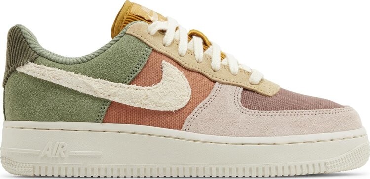 

Кроссовки Wmns Air Force 1 '07 LX 'Oil Green Terra Blush', коричневый