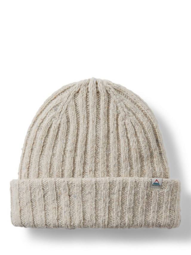 

Вязаная шапка Fisherman Ribbed из шерсти Passenger, Off White