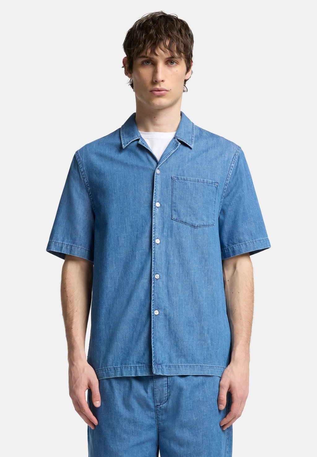 

Рубашка 7 for all mankind, светло-голубой