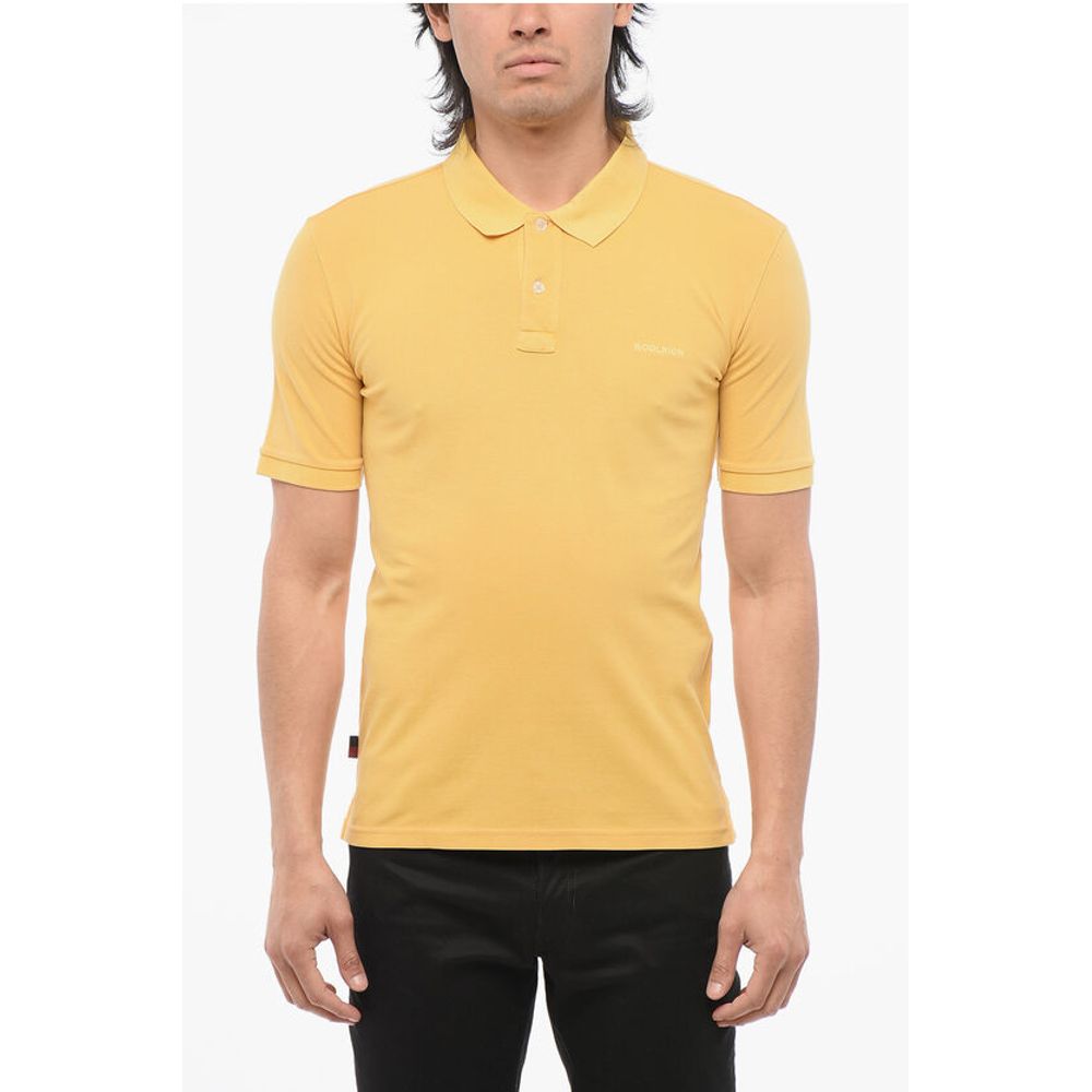 

Поло из вышитой ткани тон-в-тон Woolrich, Yellow