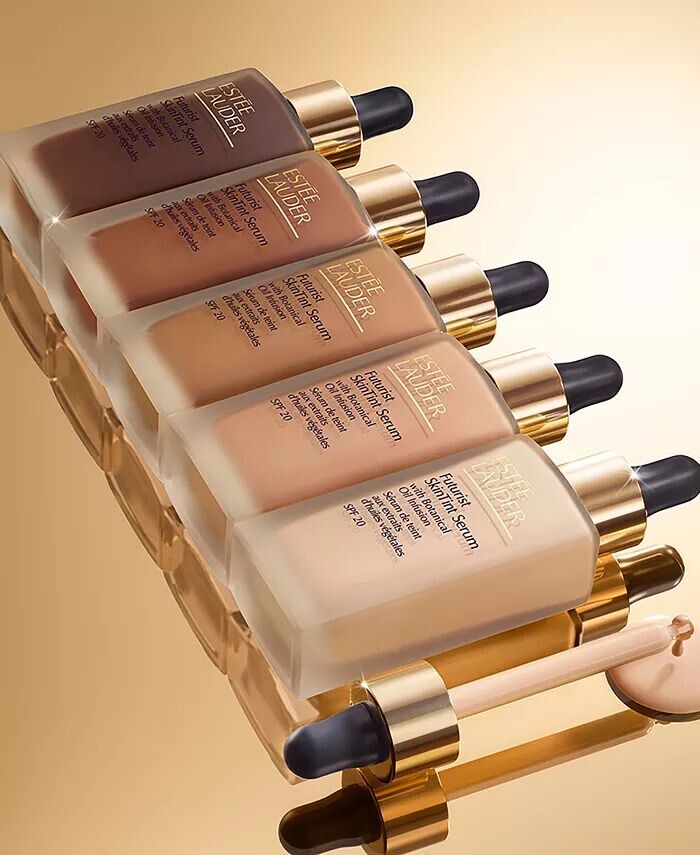 Футуристская тональная сыворотка Skin Tint SPF 20 Estée Lauder, цвет 4W1 Honey Bronze — фото 4