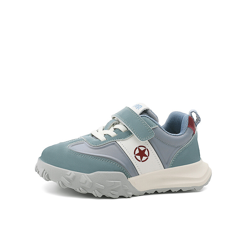 Кроссовки Jeep Kids Lifestyle Shoes Kids Low-top Off-white, синий/белый/слоновая кость — фото 2
