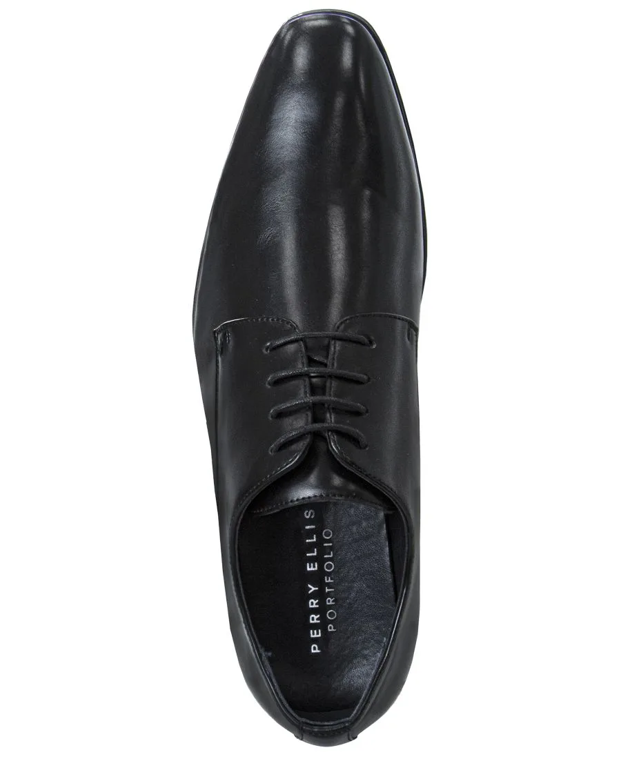 Мужские туфли на шнуровке Perry Ellis, черный — фото 4