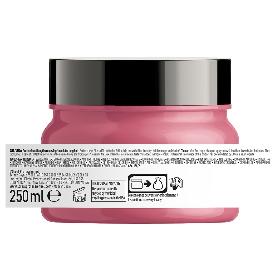 Маска для волос serie expert pro longer L Oreal Professionnel Paris, объем 250 мл — фото 4