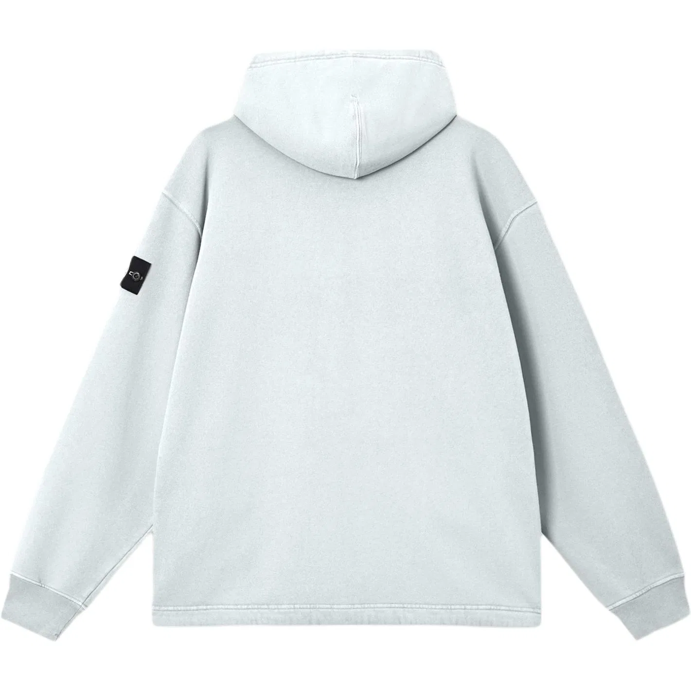 Толстовка унисекс sky blue на молнии с капюшоном утепленная STONE ISLAND — фото 3
