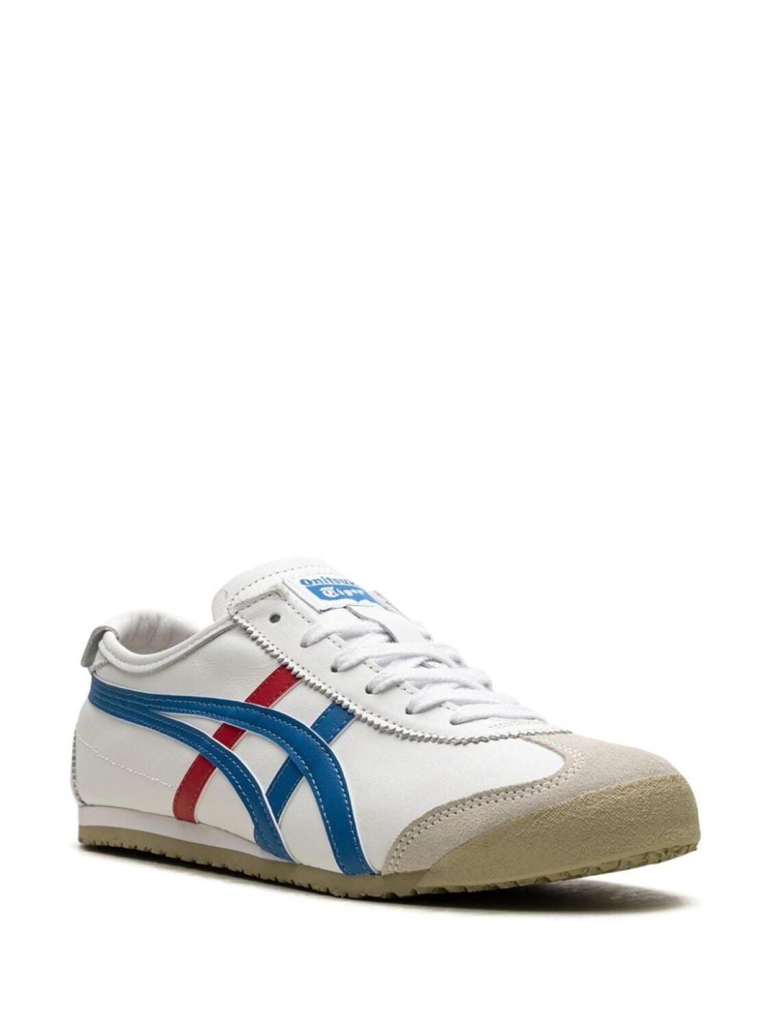 Мексика 66 Бело/Синие Кроссовки Onitsuka Tiger, белый — фото 2