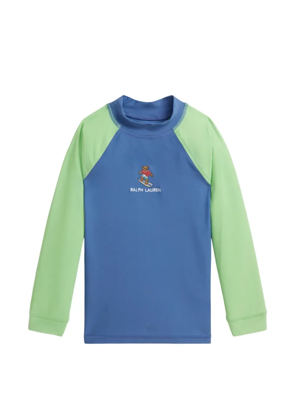 Топ в стиле колор-блок Polo Ralph Lauren Kids, синий