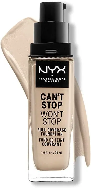 Тональное средство Nyx Professional Makeup Cantostop One-Stop Full Coverage Foundation 30 мл оттенок Fair