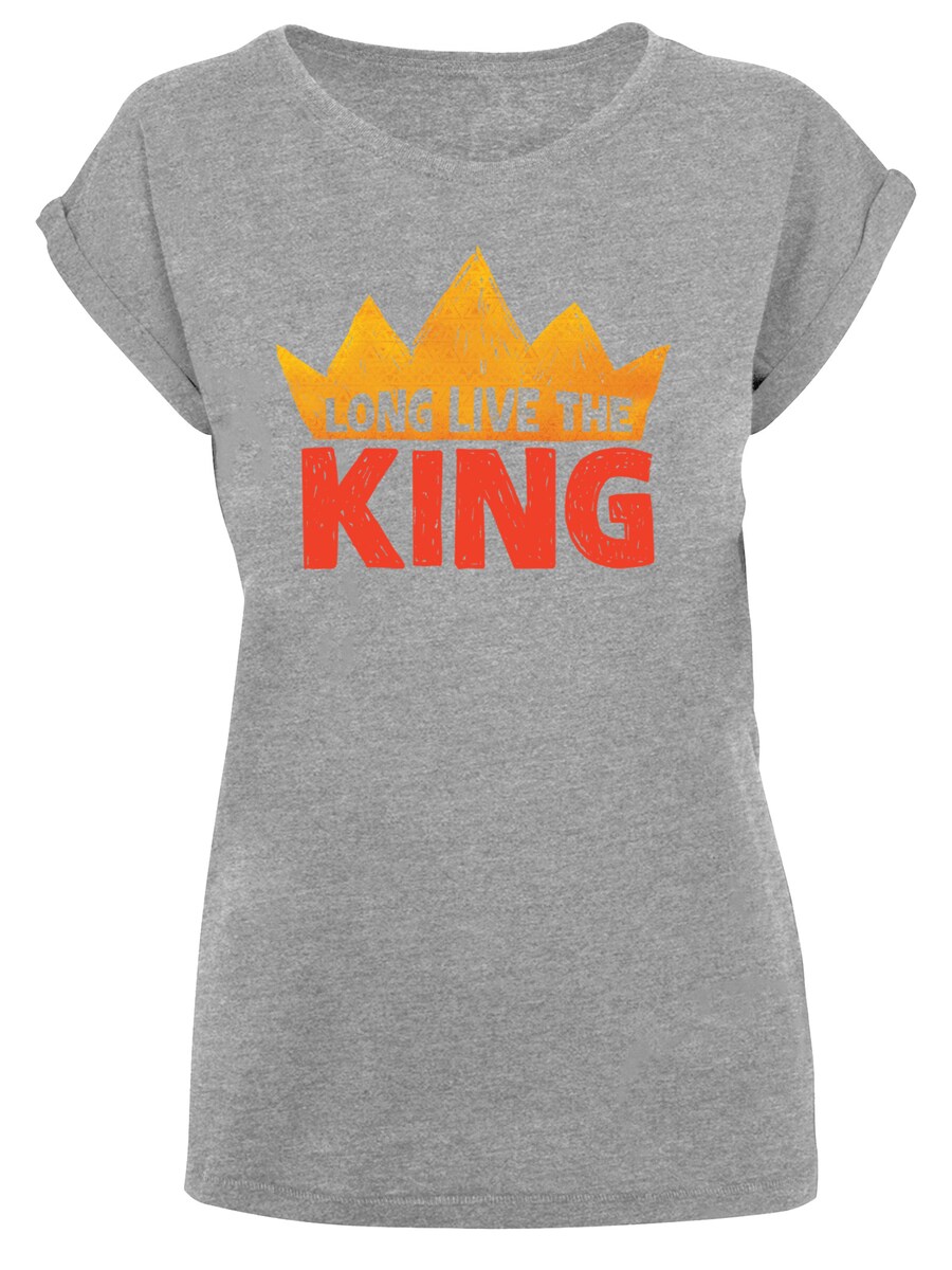 

Рубашка F4NT4STIC Disney König Der Löwen Movie Long Live The King, пятнистый серый
