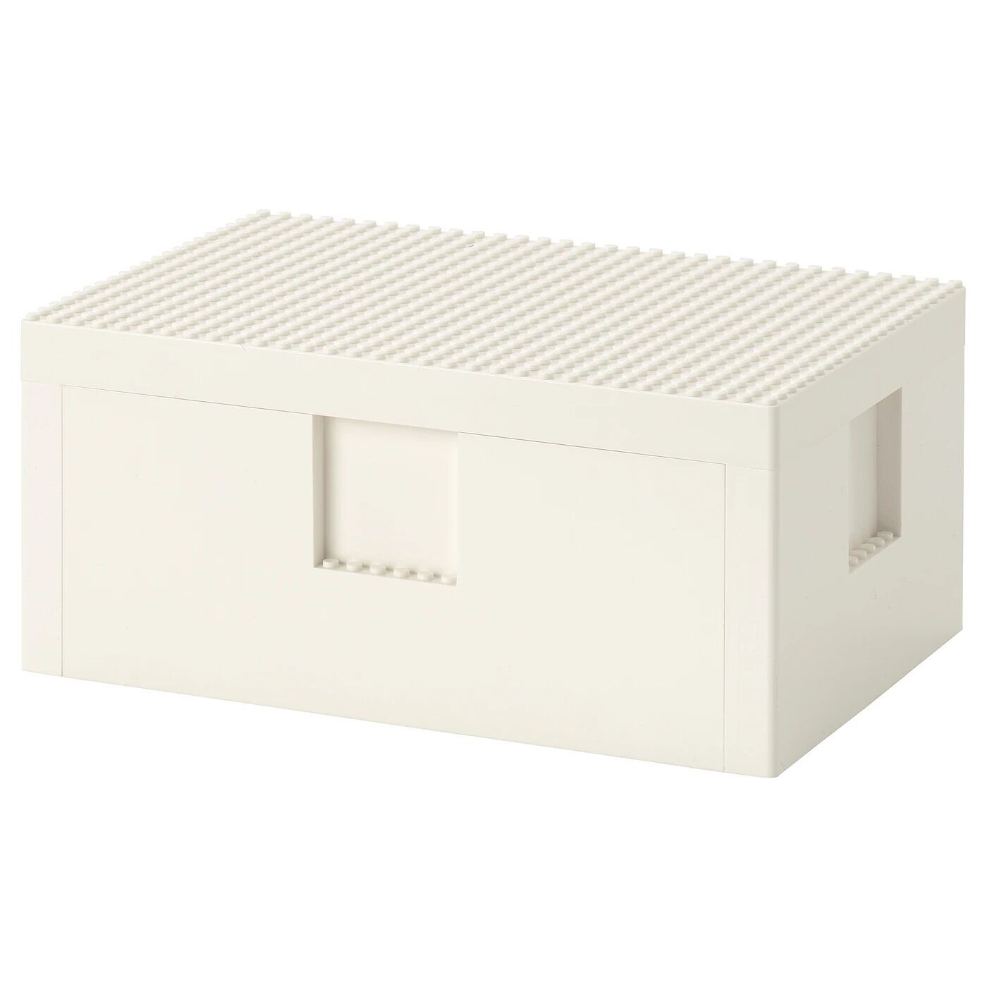 

Коробка LEGO с крышкой, белая, 26x18x12 см, BYGGLEK IKEA