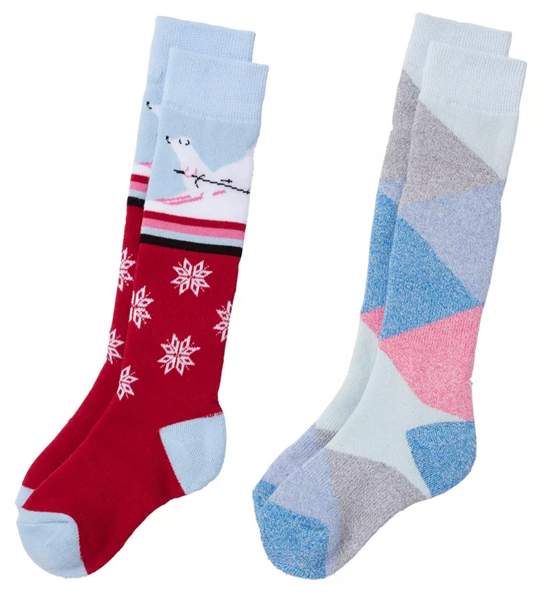 

Молодежные зимние спортивные носки Alpine Design – 2 шт Northeast Outfitters, цвет Pink/Snow