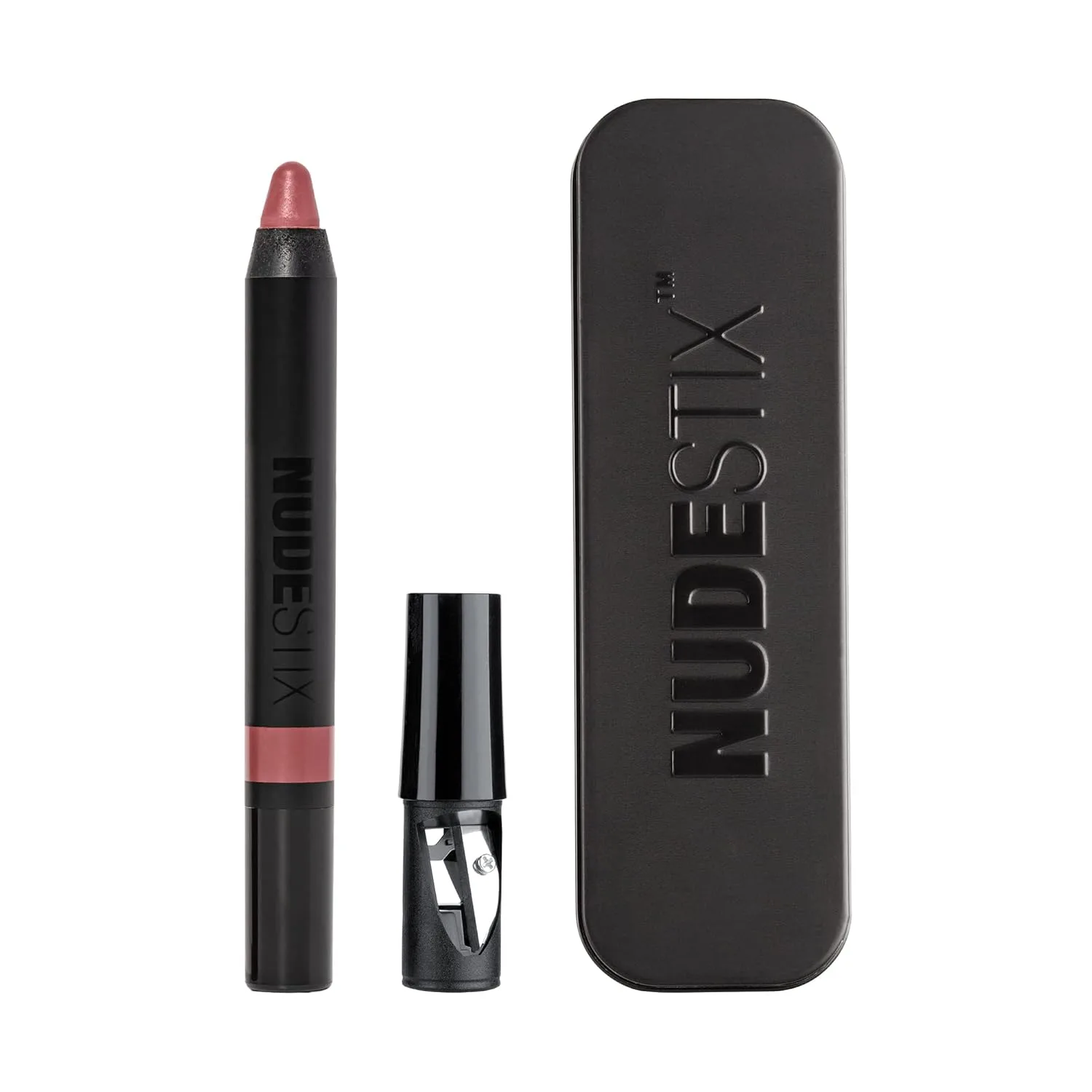 Nudestix Intense Matte Lip + Cheek Pencil - 3-в-1 стойкая матовая помада, карандаш для губ и румяна | Водостойкий, веганский, без консервантов, mystic