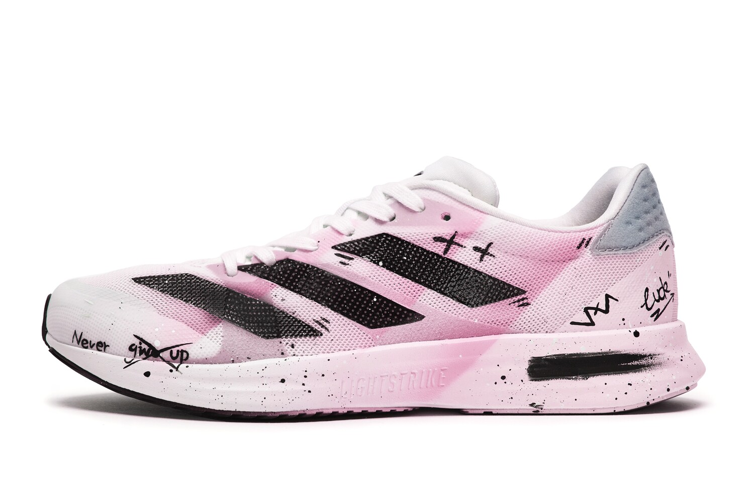 

Кроссовки Adizero RC 4 унисекс с низким верхом черного цвета Adidas