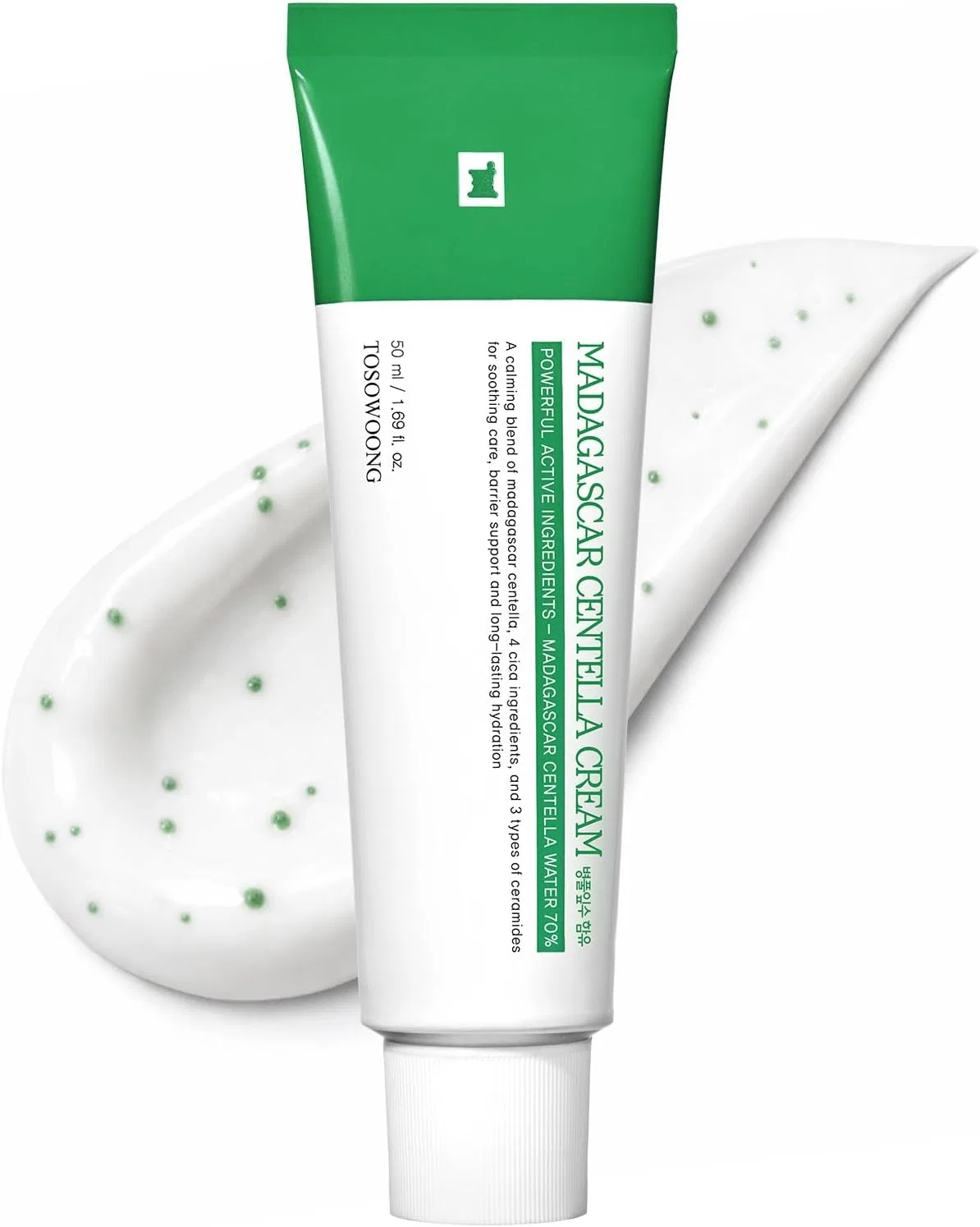 Патчи под глаза Tosowoong — Дневной Madagascar Centella Cream с центеллой, 50 мл