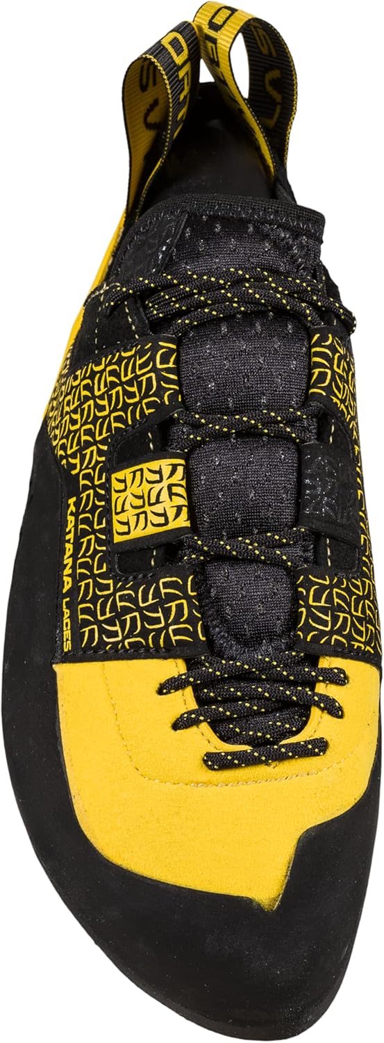 Мужские скальные туфли La Sportiva Katana Lace, черный/желтый — фото 4
