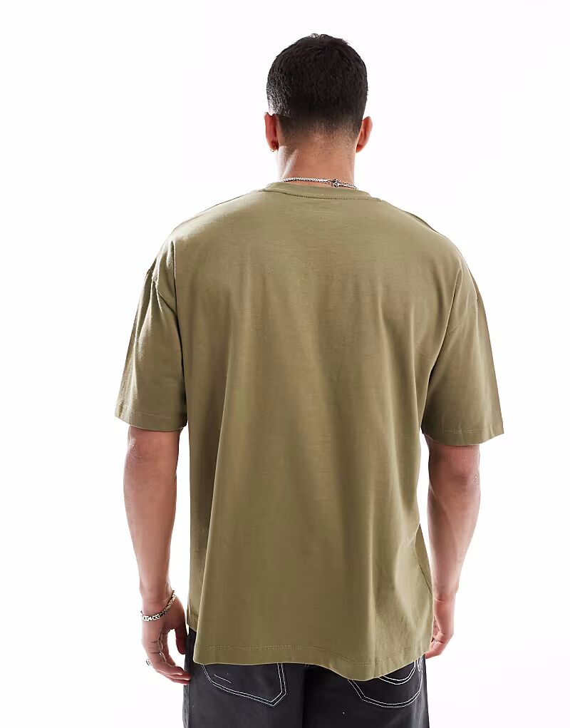 

Футболка оверсайз ASOS DESIGN Essential цвета хаки