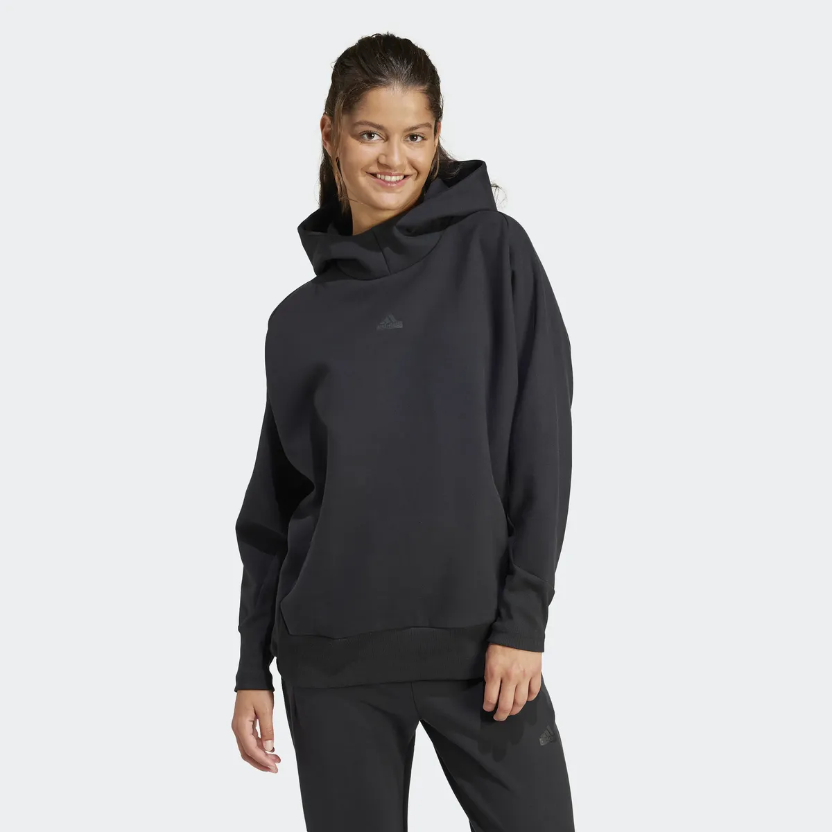

Толстовка с капюшоном Adidas Sportswear "W Z.N.E. ВТР ОХ ", черный