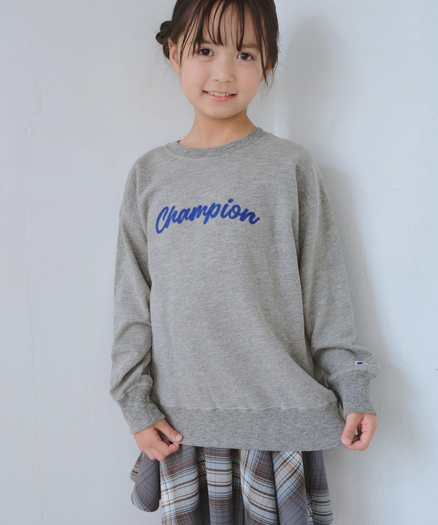 Толстовка с круглым вырезом ROPE' PICNIC KIDS, Light gray (08)