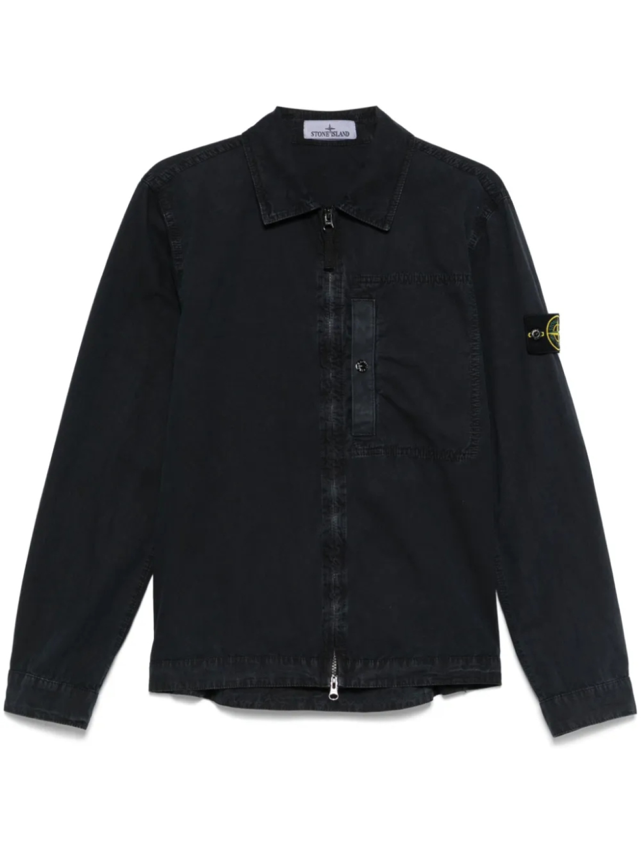 

Куртка-рубашка с значком компаса Stone Island, синий