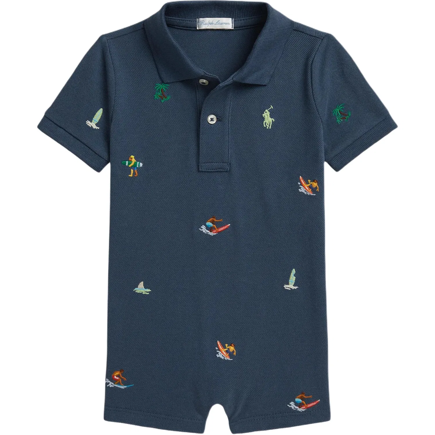 Комбинезон Polo Ralph Lauren для малышей, темно-синий