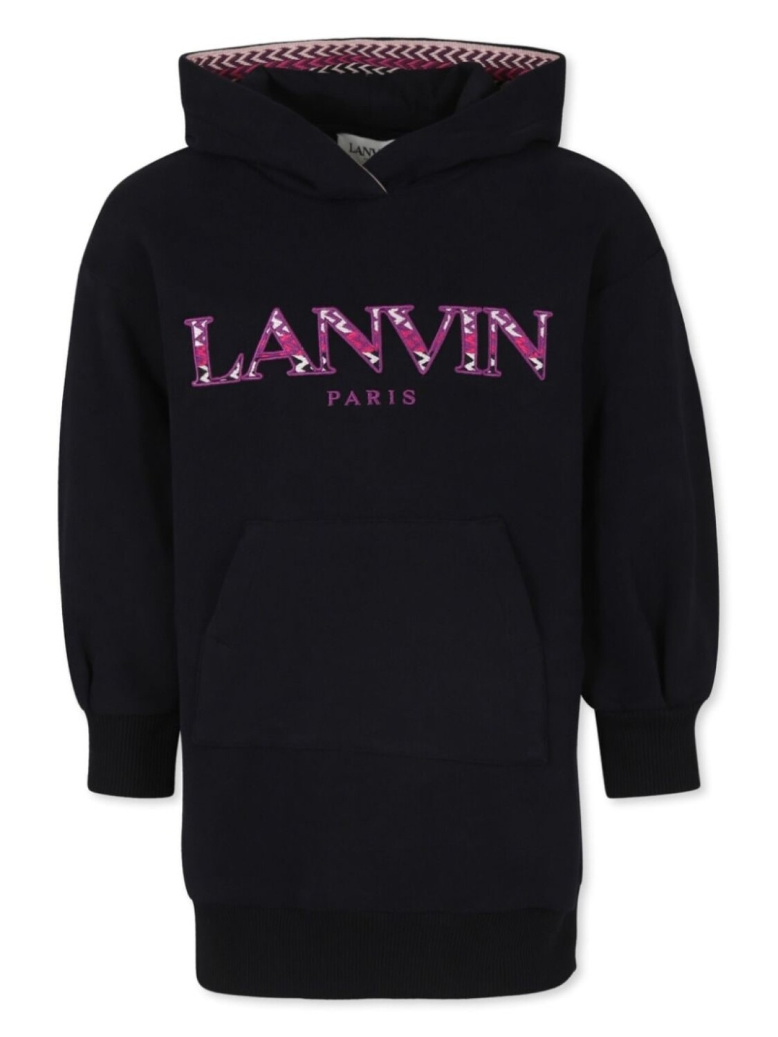 

Lanvin Enfant платье-толстовка с капюшоном, черный