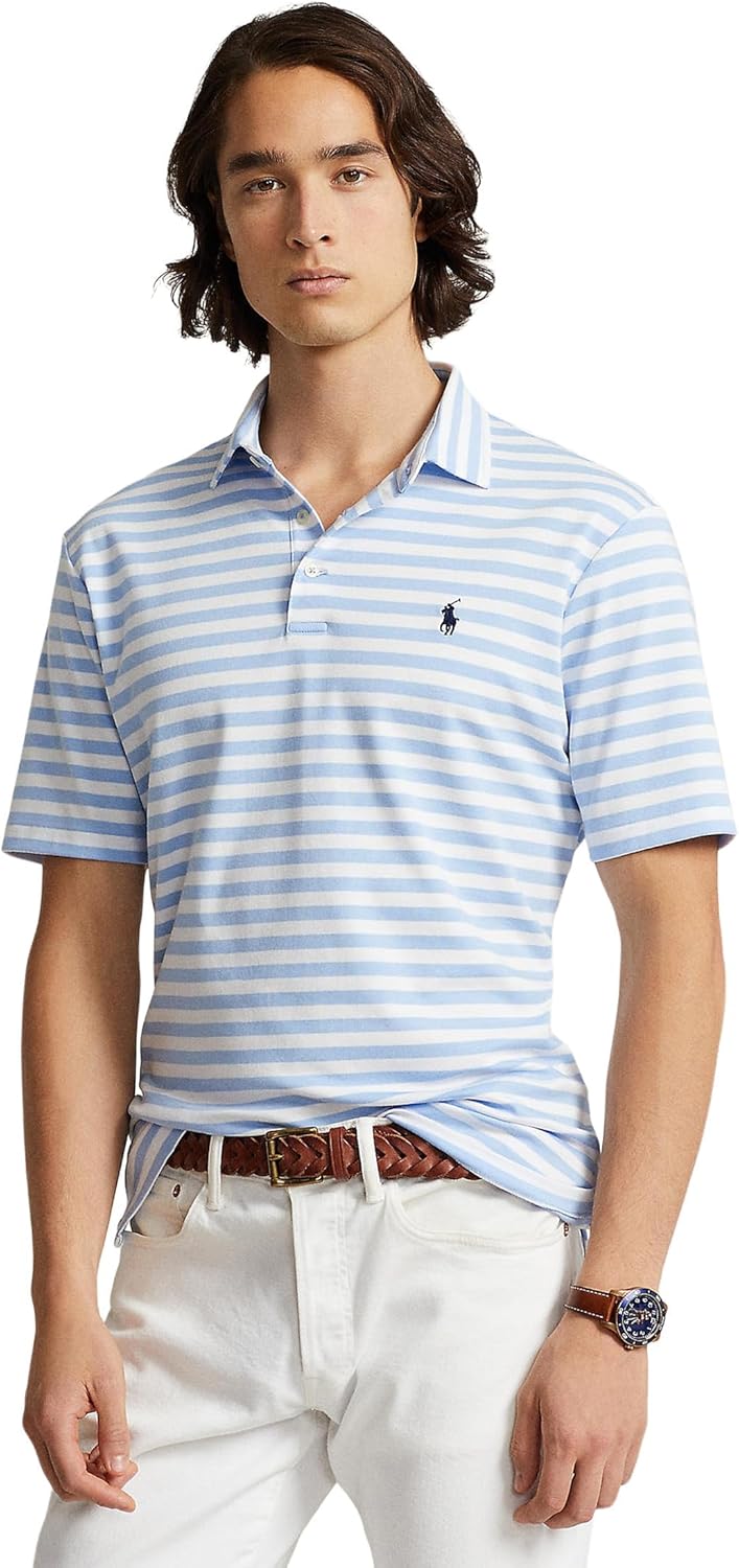 

POLO RALPH LAUREN Мужская классическая поло из мягкого хлопка, Austin Blu
