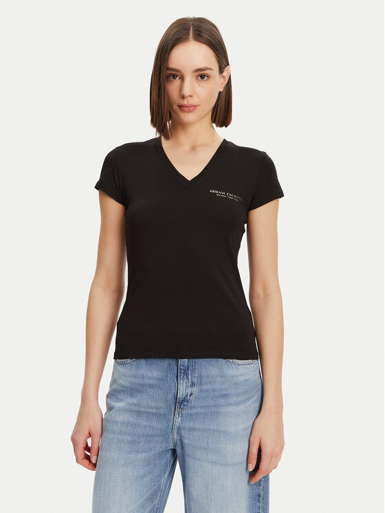 

Футболка обычного кроя 8NYT81 YJG3Z 52AK Armani Exchange, черный