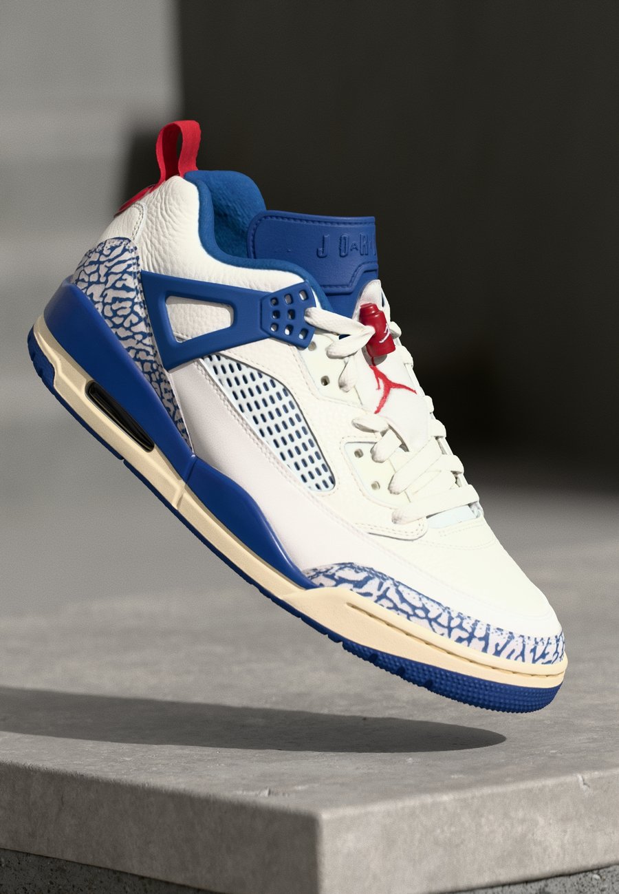 

Кроссовки Jordan JORDAN SPIZIKE, Sail/Stormblue/Varsity Red/Muslin/Neutral Grey/Off-White