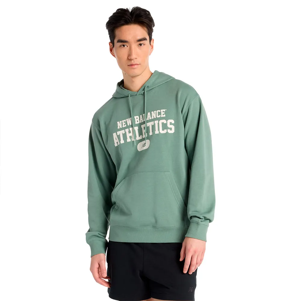 

Худи New Balance Heritage French Terry Graphic, зеленый
