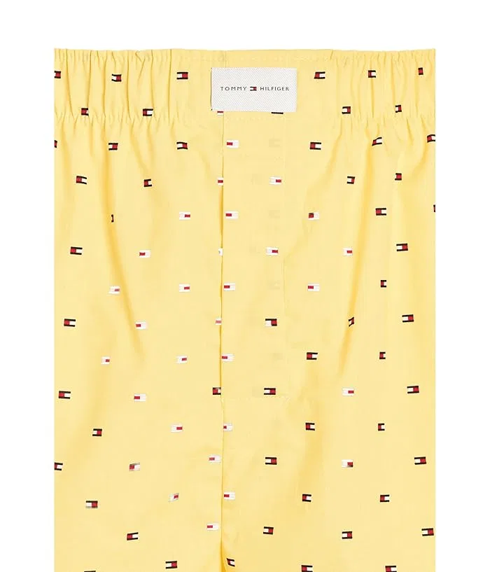 Боксеры хлопковые 3 шт Tommy Hilfiger, Micro Flag/June Iris/Desert Sky/Citronella — фото 3