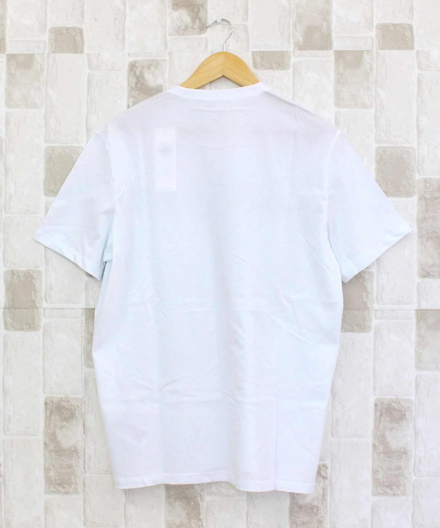 Мужская и женская футболка Calvin Klein Jeans CKJ TAPE REPEAT LAYERED LOGO CREW NECK TEE — фото 3
