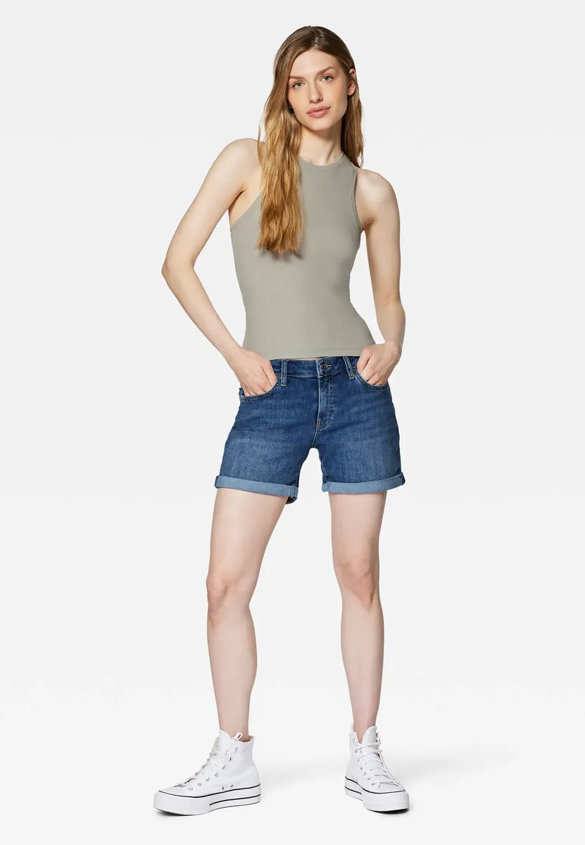 

Футболка Mavi "CROP TOP", базовый верх, серый