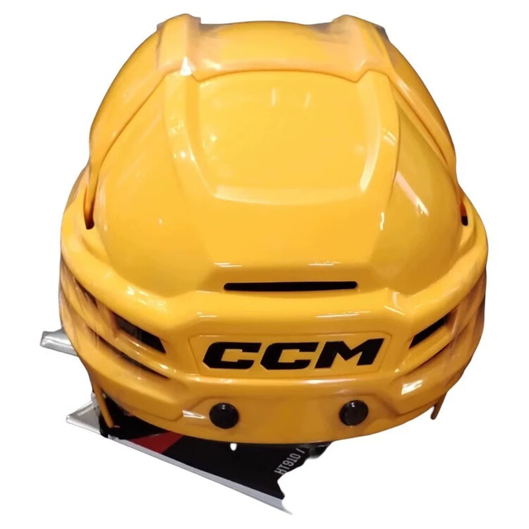 

CCM Шлем для хоккея TACKS X Ice с защитой D3O, профессиональный для соревнований, Sunflower Yellow