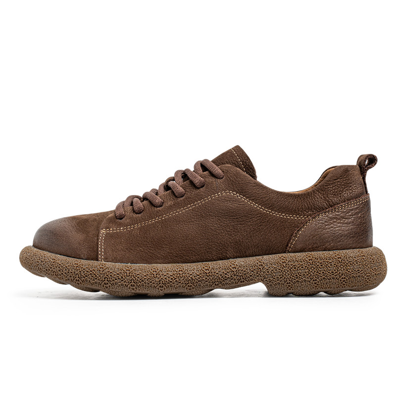 

Boken Shoes. Износостойкие низкие повседневные туфли для мужчин Othellon, Umber