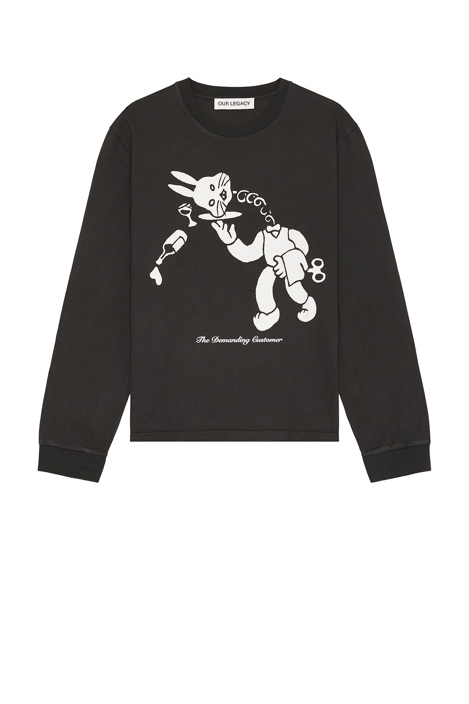 

Тур с длинным рукавом Our Legacy, цвет Last Supper Print Black