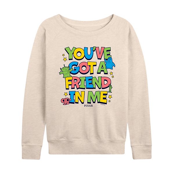 

Женская футболка с длинным рукавом You've Got a Friend in Me из французского флиса Disney / Pixar, Beige