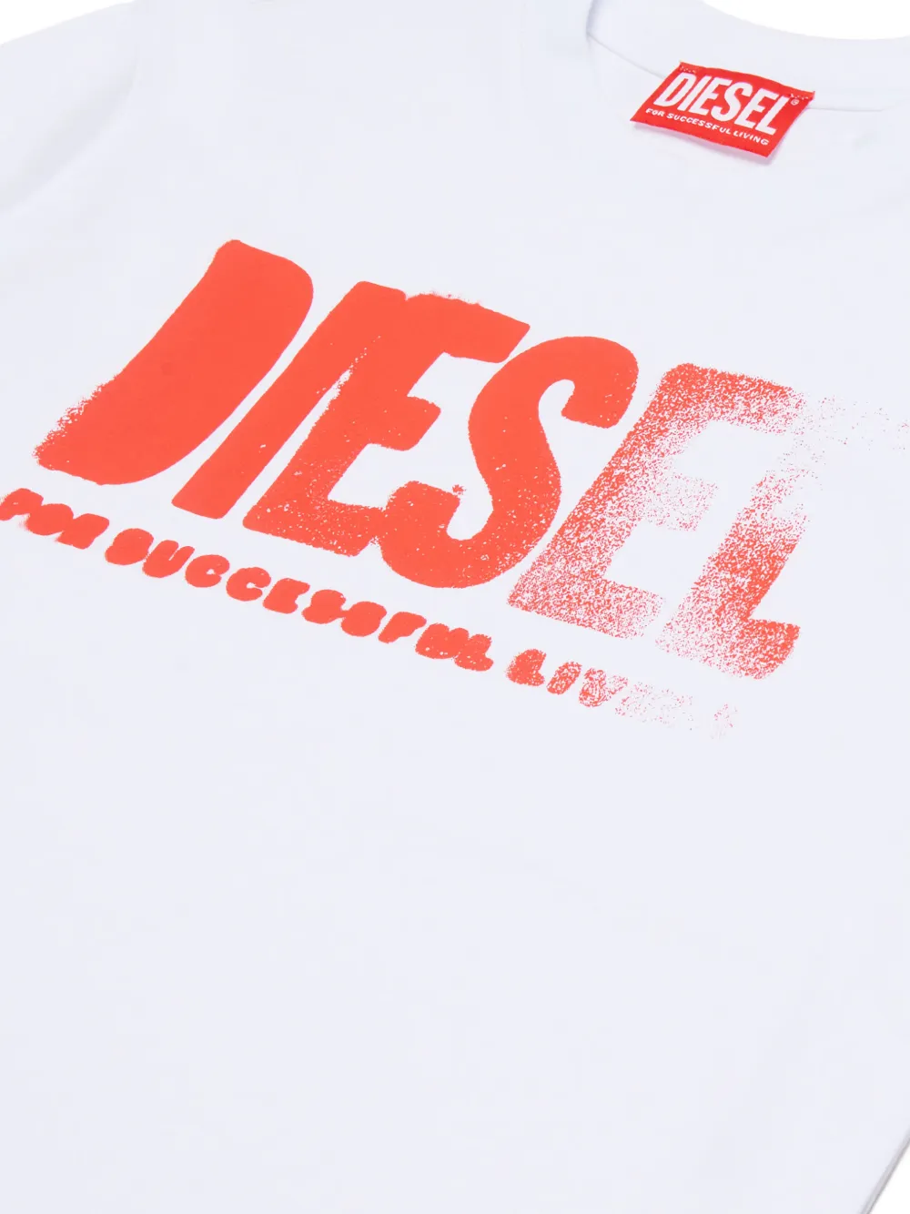 Толстовка с длинными рукавами Diesel Kids, белый — фото 3