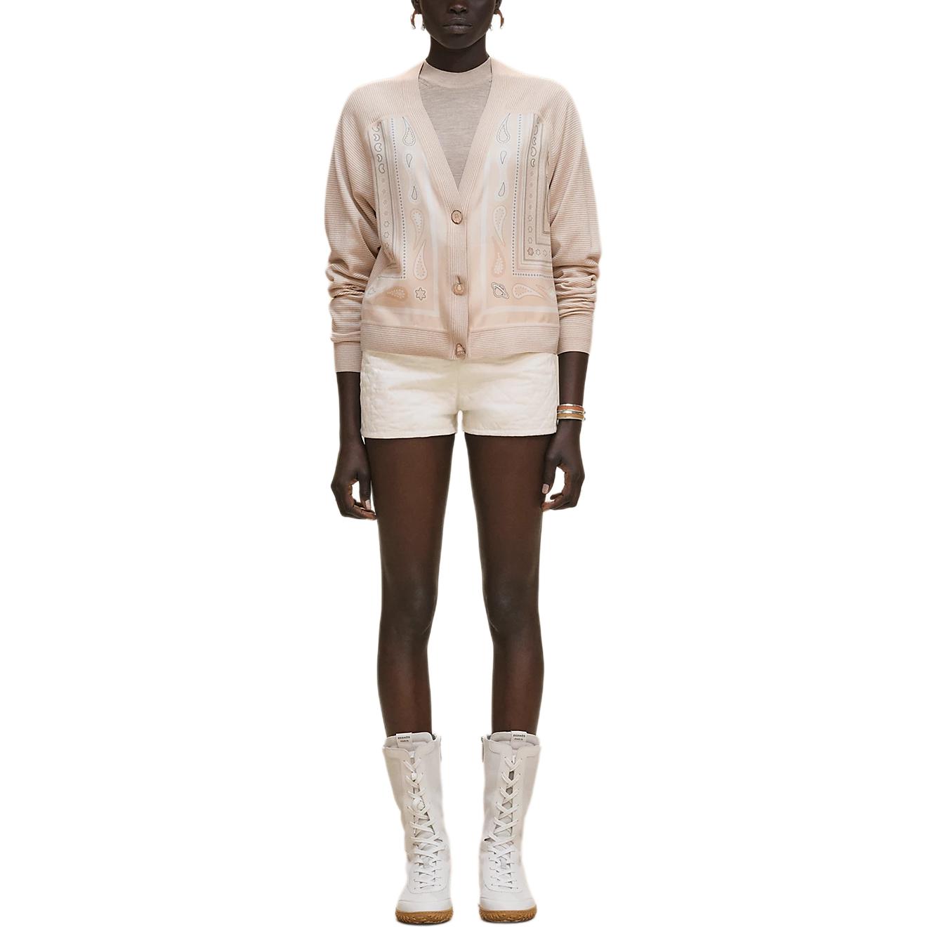 HERMES Свитер Women's Pearl White