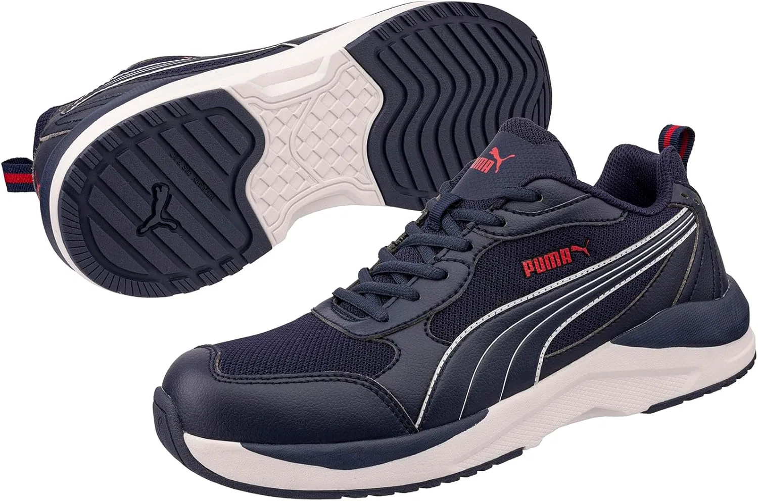 Защитные ботинки PUMA Safety Shift Low S1PS - термостойкие нескользящие рабочие ботинки со стальным защитным носком - легкие защитные ботинки для мужчин и женщин, Blue — фото 2