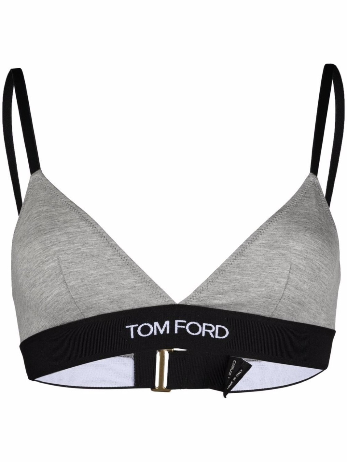 

TOM FORD бюстгальтер с логотипом, серый